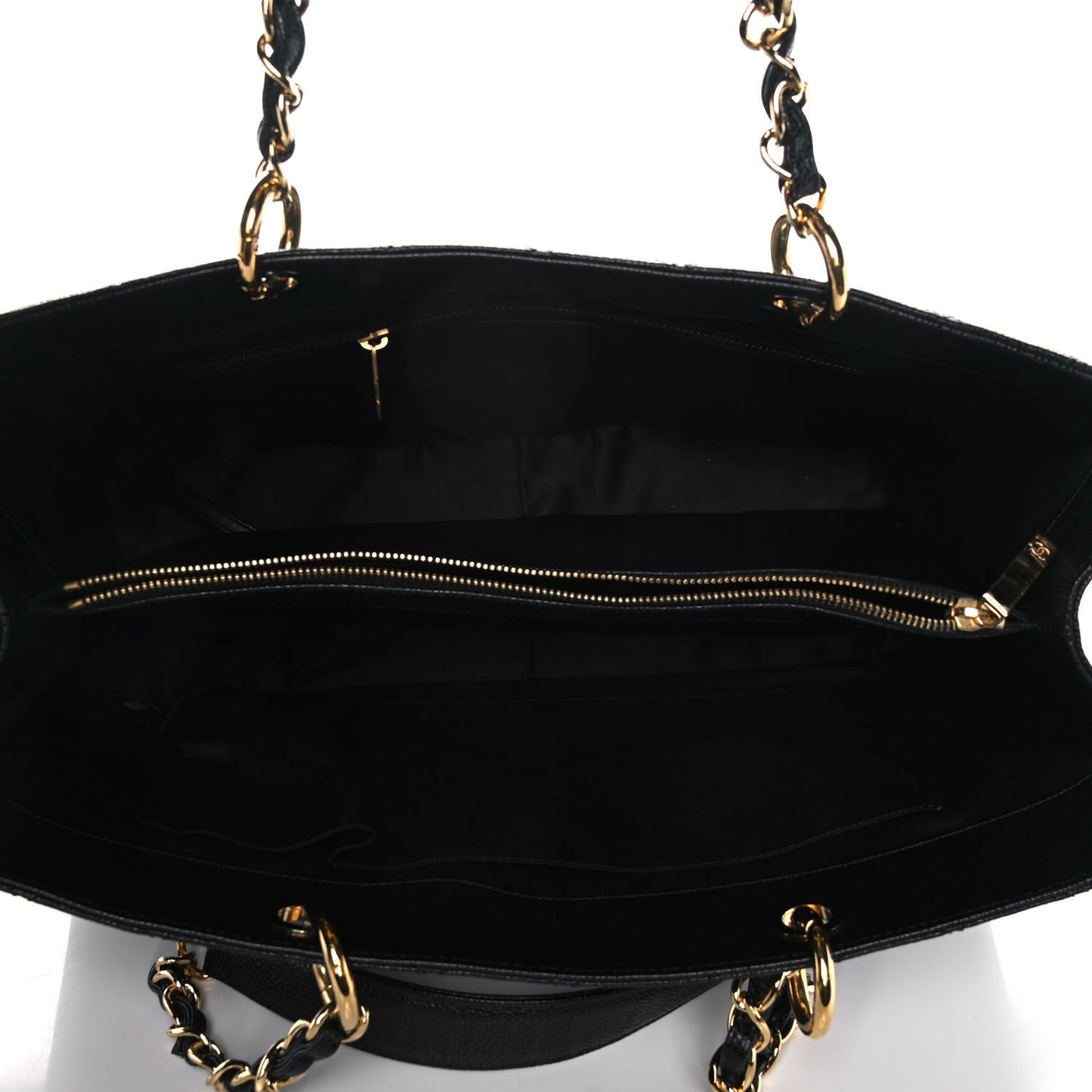 Caviar Quilted XL Grand Shopping Tote GST Black