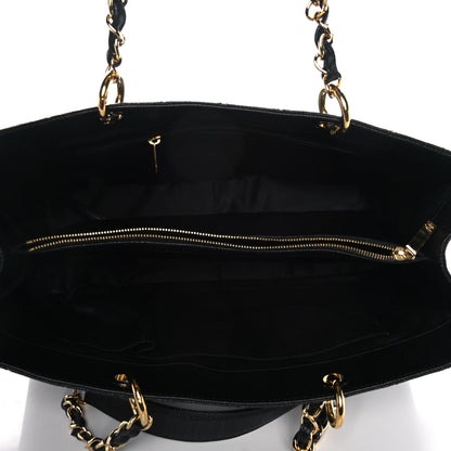 Chanel Caviar Quilted XL Grand Shopping Tote GST Black 5 of 11