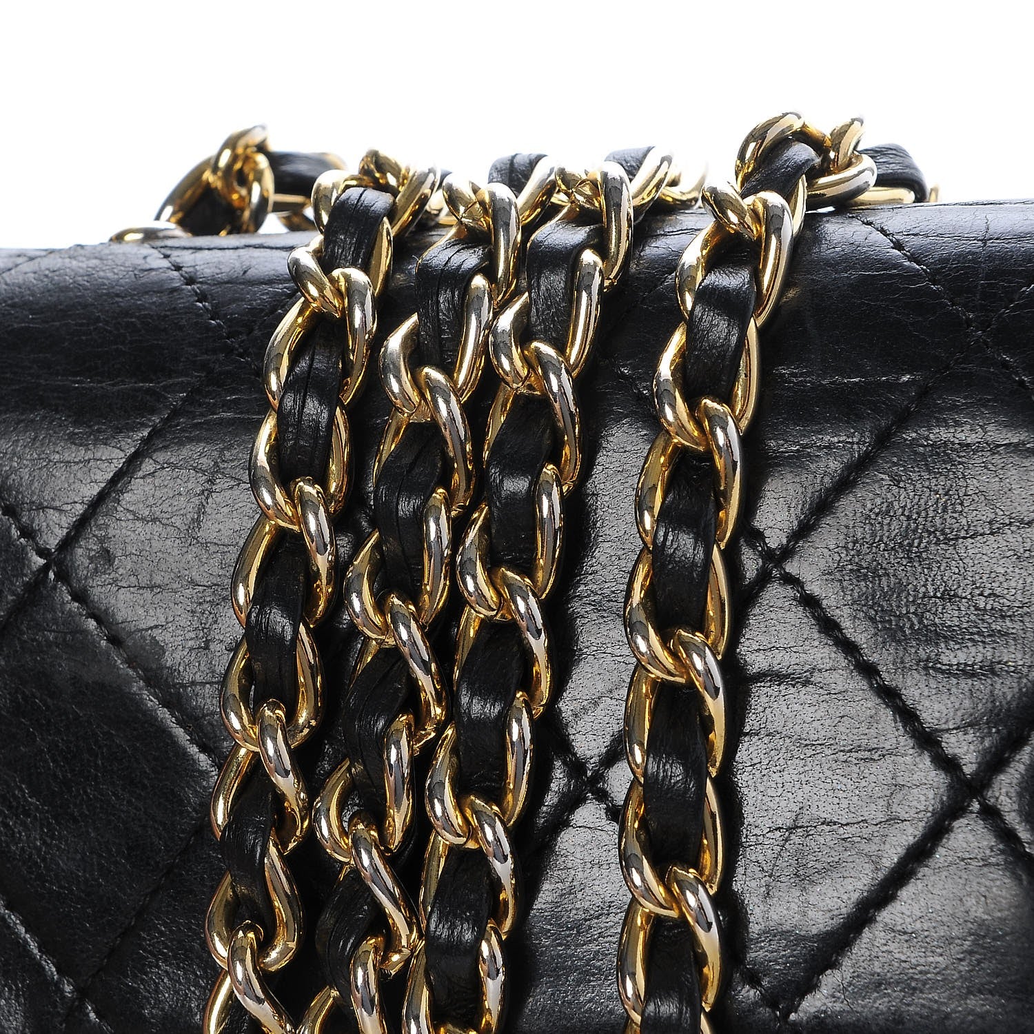 Chanel Lambskin Quilted Mini Square Flap Black 6 of 11