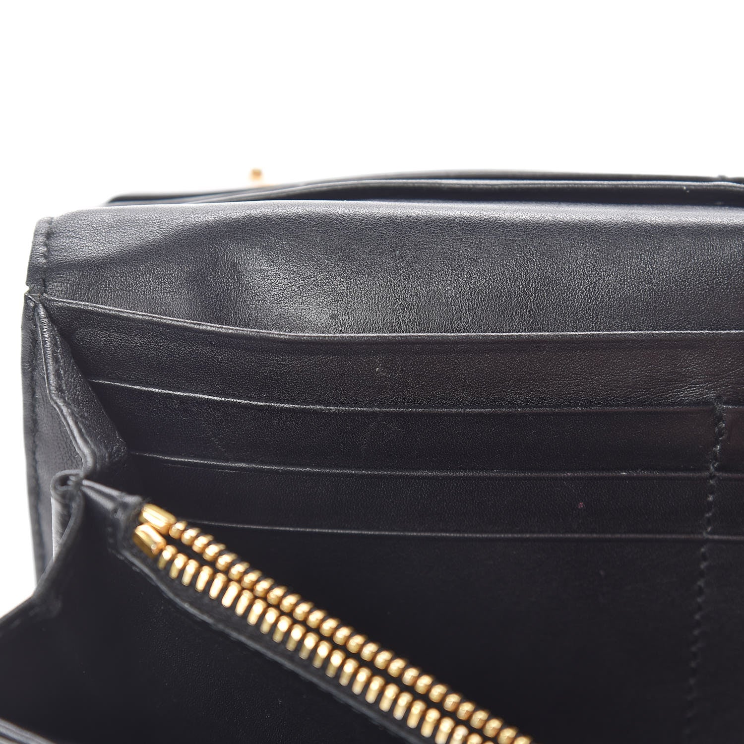 Prada Tessuto Nylon Pietre Jeweled Flap Wallet Black 10 of 12