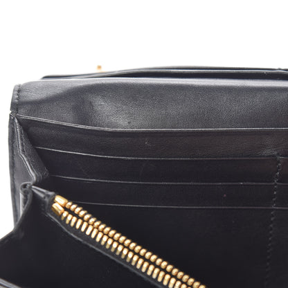 Prada Tessuto Nylon Pietre Jeweled Flap Wallet Black 10 of 12