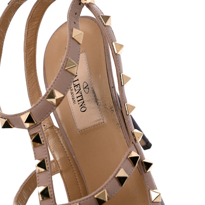 Valentino Garavani Patent Nappa Rockstud Ankle Strap 100mm Pumps 39.5 Purple Poudre 9 of 11