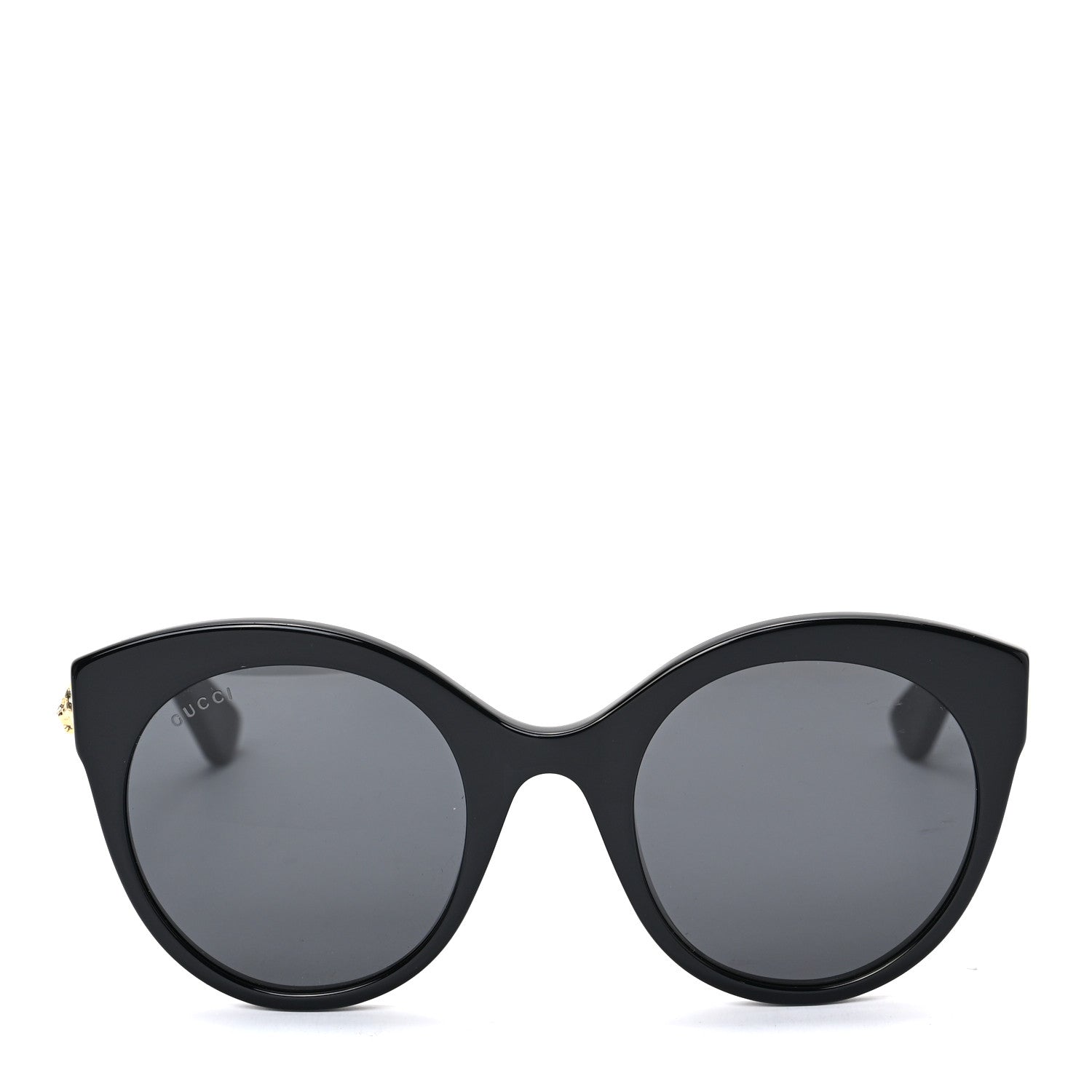 Gucci Round GG Sunglasses GG0028S Black 2 of 7