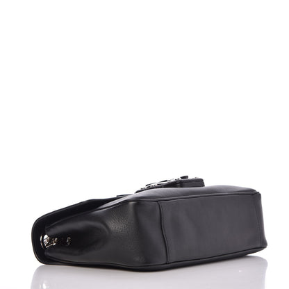 Dolce & Gabbana Calfskin Lucia Chain Shoulder Bag Black 4 of 7