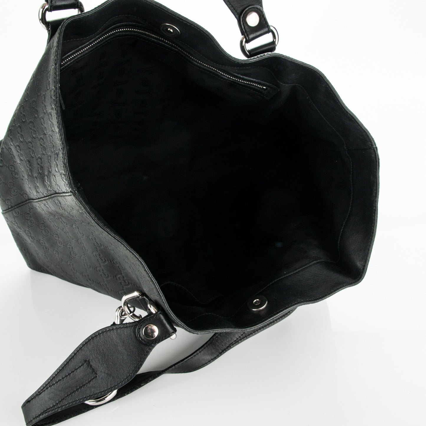 Guccissima Medium Icon Bit Tote Black