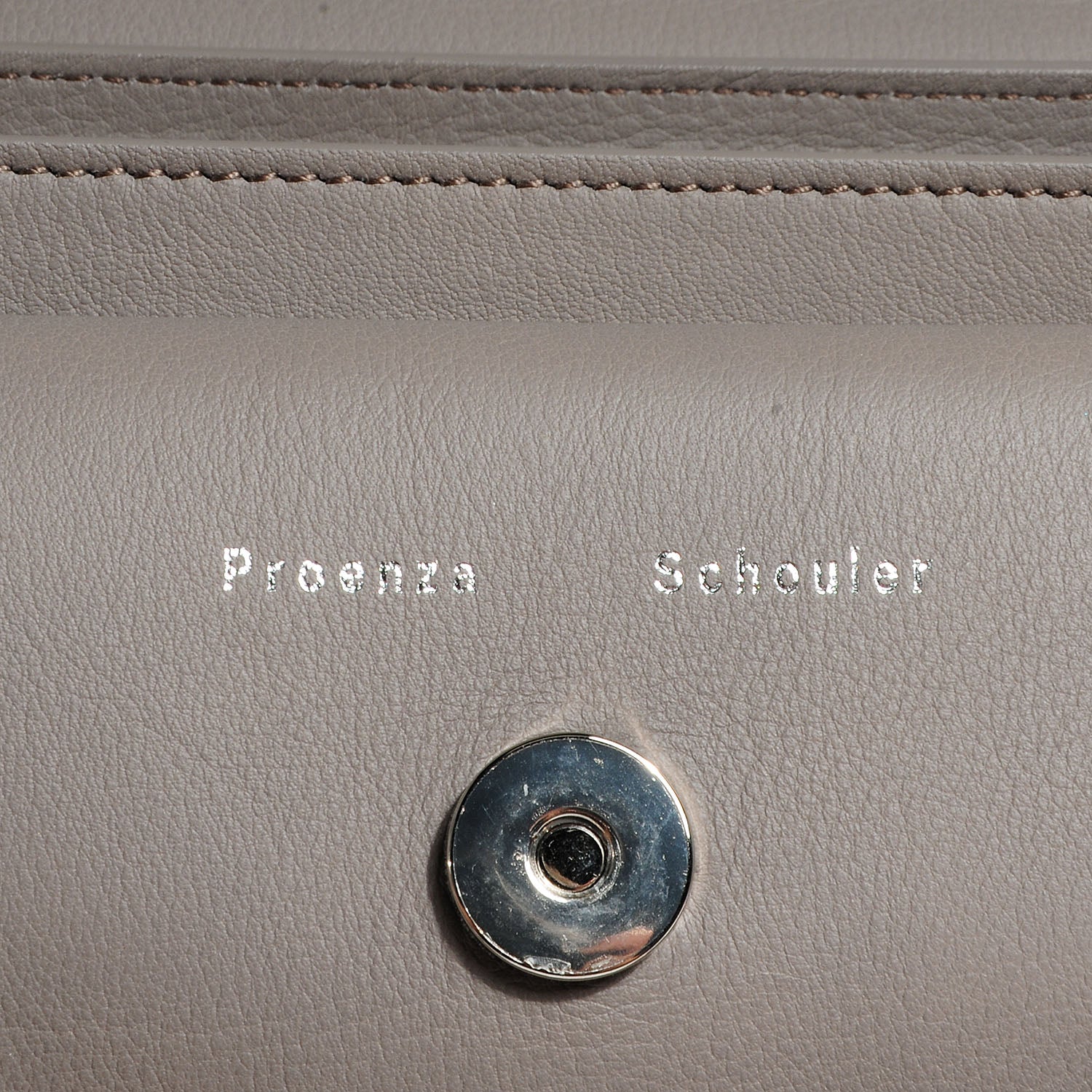 Proenza Schouler Smooth Leather PS11 Classic Shoulder Bag Mushroom 5 of 9