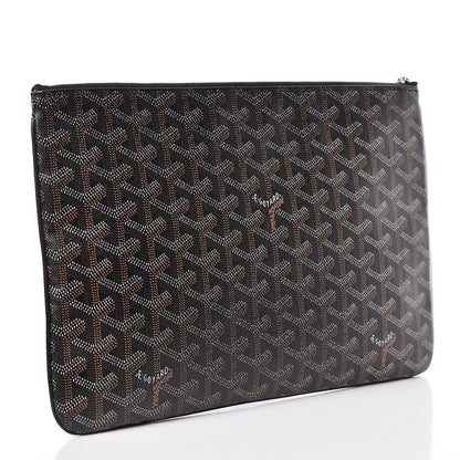 Goyard Goyardine Senat Pochette MM Black 3 of 6