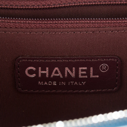 Chanel Glazed Calfskin Small Coco Boy Camera Case Blue 6 of 7