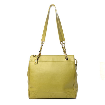Chanel Caviar CC Shoulder Bag Green 1 of 15