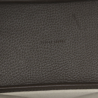 Gucci GG Supreme Monogram Textured Calfskin Small Ophidia Shoulder Tote Bag Beige Ebony New Acero 7 of 9