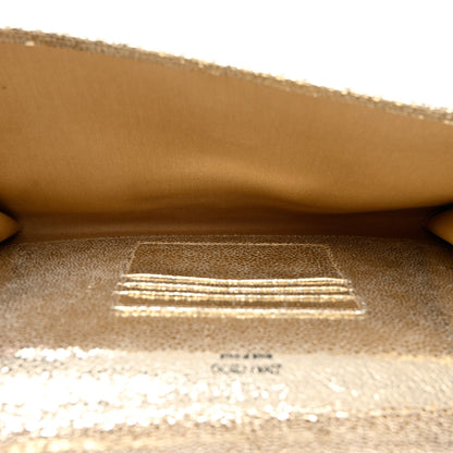 Jimmy Choo Glitter Fabric Reese Clutch Wallet Metallic 5 of 7