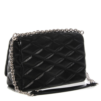 Louis Vuitton Lambskin Malletage GO-14 MM Black 3 of 7