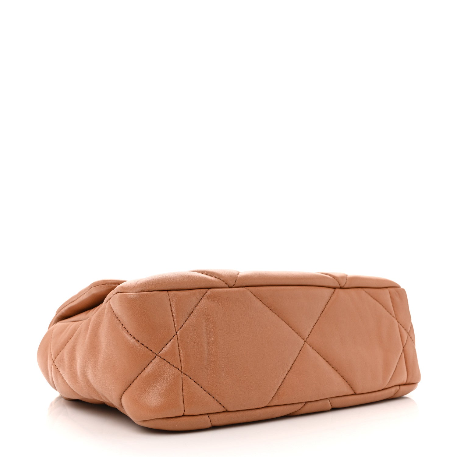 Chanel Lambskin Quilted Medium Chanel 19 Flap Brown 4 of 10