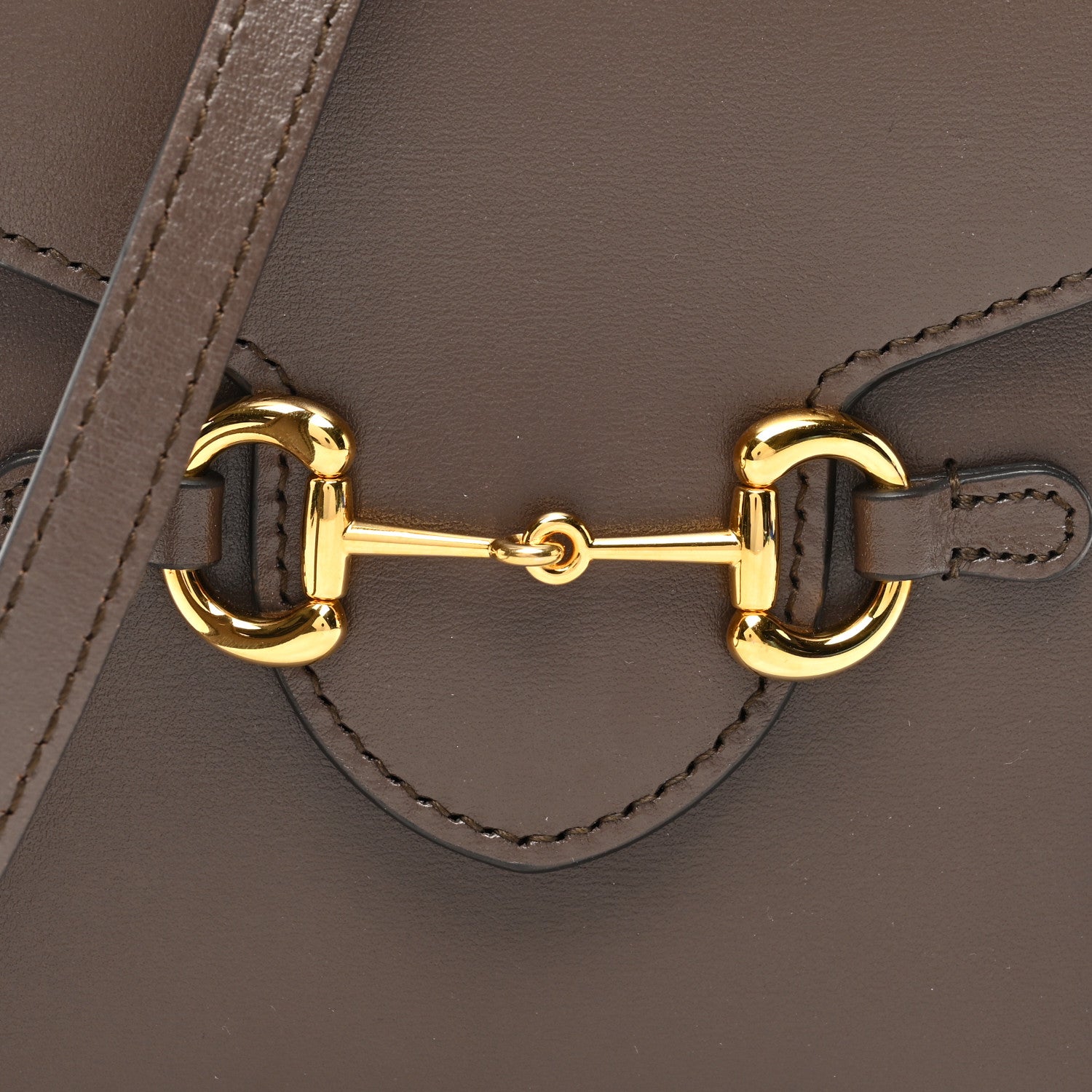 Gucci Boarded Plutone Calfskin Mini Horsebit 1955 Crossbody Bag New Acero 8 of 10