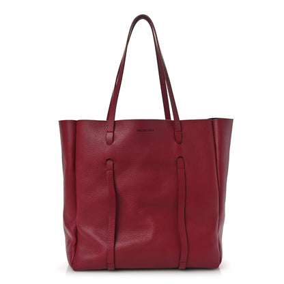 Balenciaga Veau Baltimore Double Sided Small Everyday Tote Rouge Vermeil Black 2 of 9
