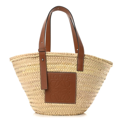 Loewe Raffia Basket Tote Bag Natural Tan 1 of 8