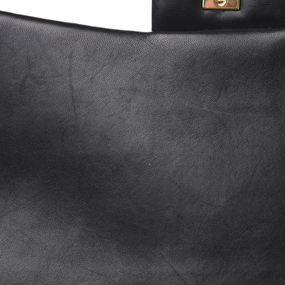 Chanel Lambskin Quilted Jumbo Single Flap Black 14 of 14