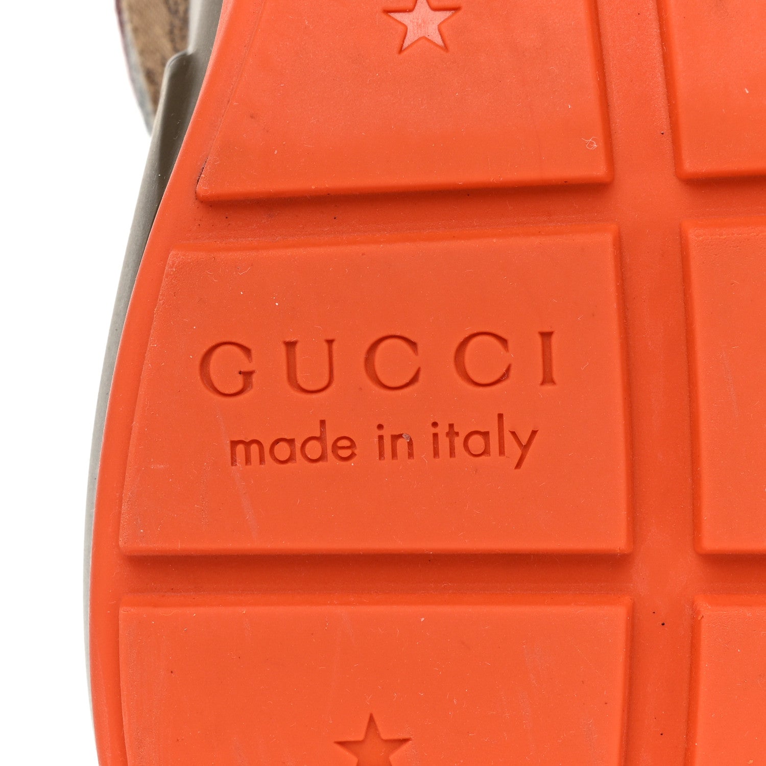 Gucci GG Supreme Monogram Mix Monogram Womens Rhyton Sneakers 40 Bordeaux Beige Ebony 6 of 10