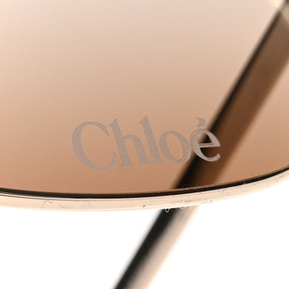 Chloe Metal Aly Square Sunglasses CH0278S Gold Brown 9 of 10