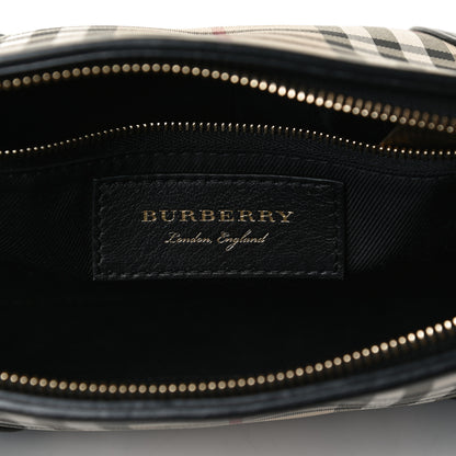 Burberry Horseferry Check Small Chichester Crossbody Clutch Bag Black 6 of 15