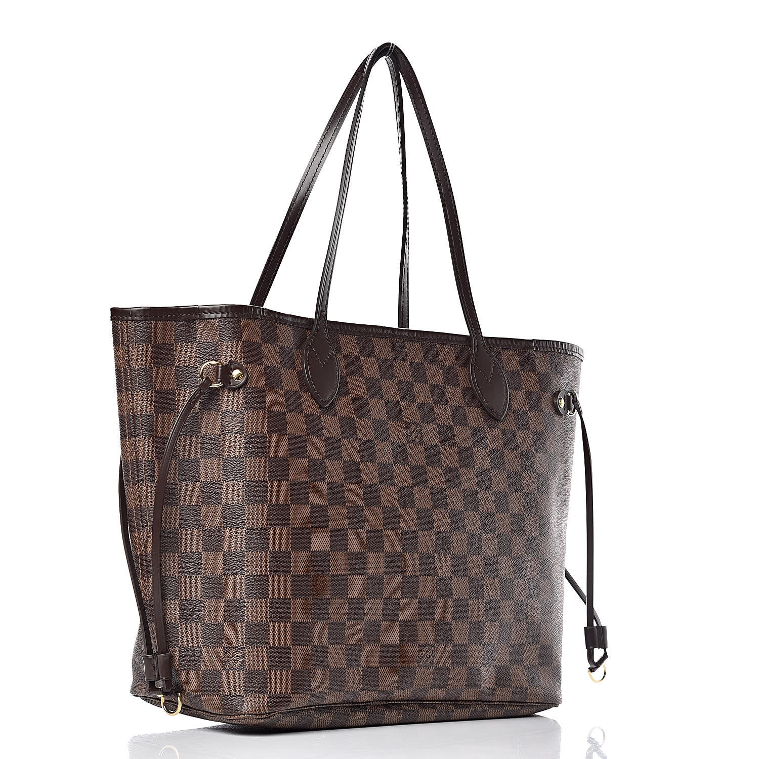 Louis Vuitton Damier Ebene Neo Neverfull MM Rose Ballerine 3 of 12