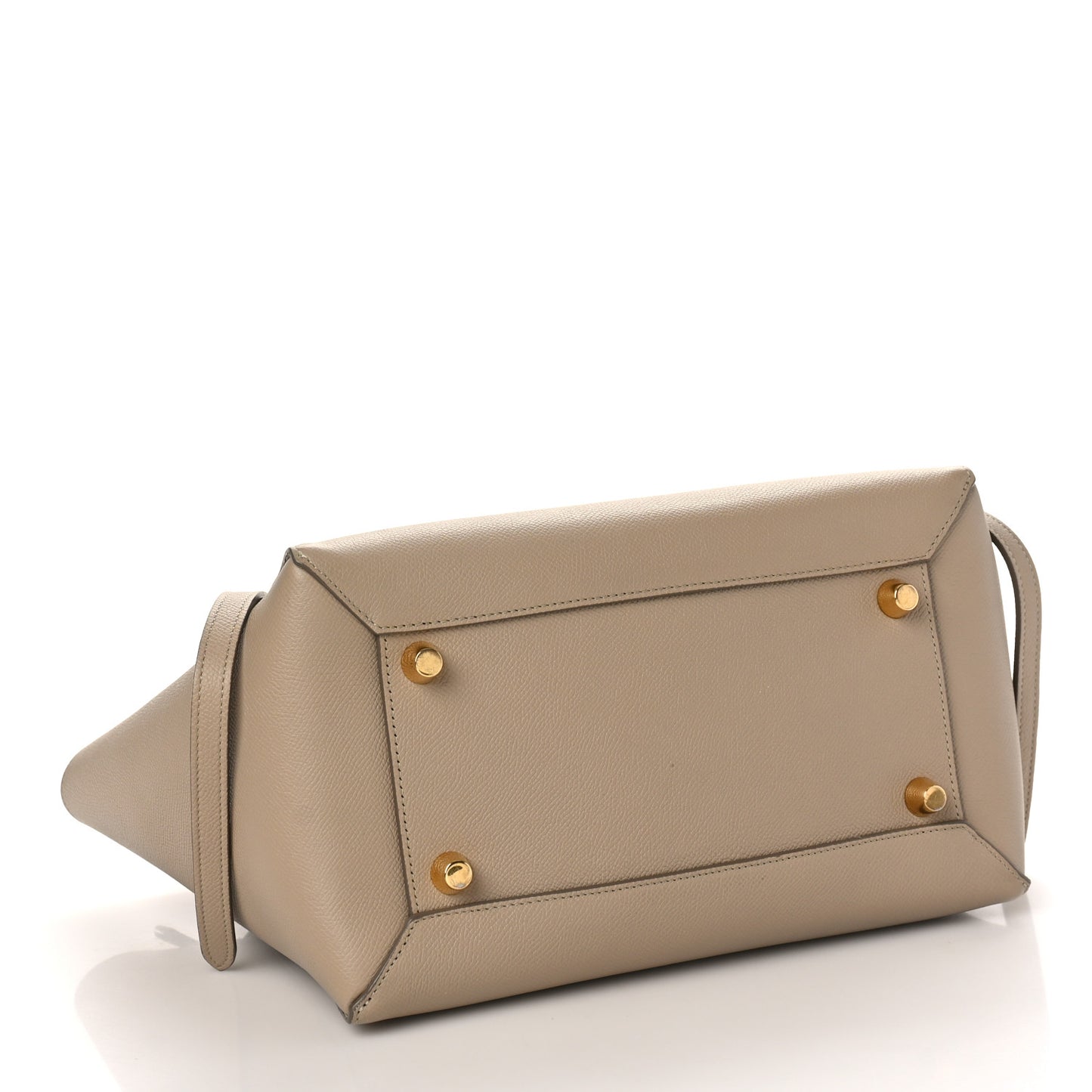 Grained Calfskin Mini Belt Bag Light Taupe