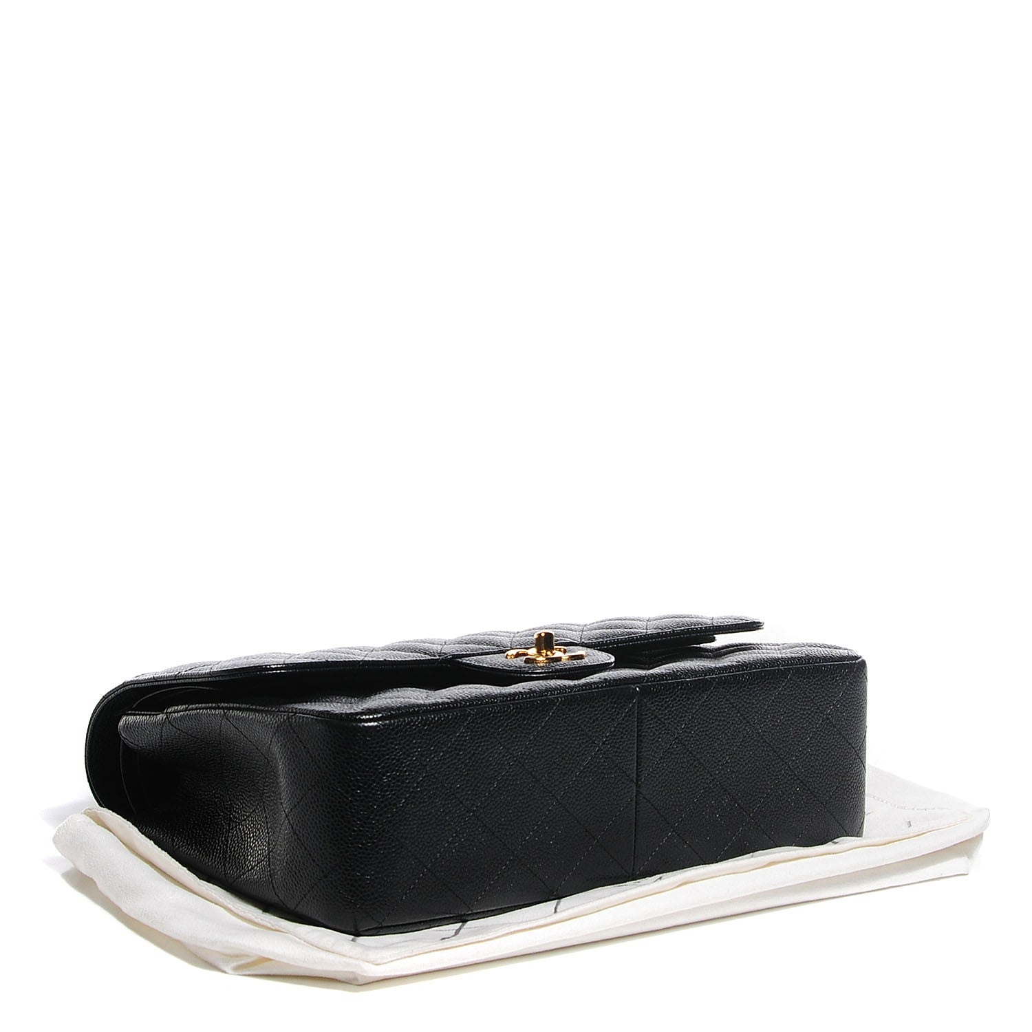 Chanel Caviar Quilted Jumbo Double Flap Black 4 of 8