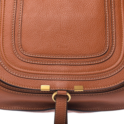 Chloe Calfskin Medium Marcie Satchel Tan 11 of 12