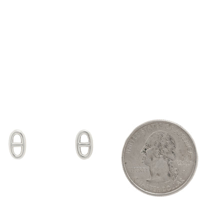 Hermes Sterling Silver TPM Farandole Earrings 2 of 5