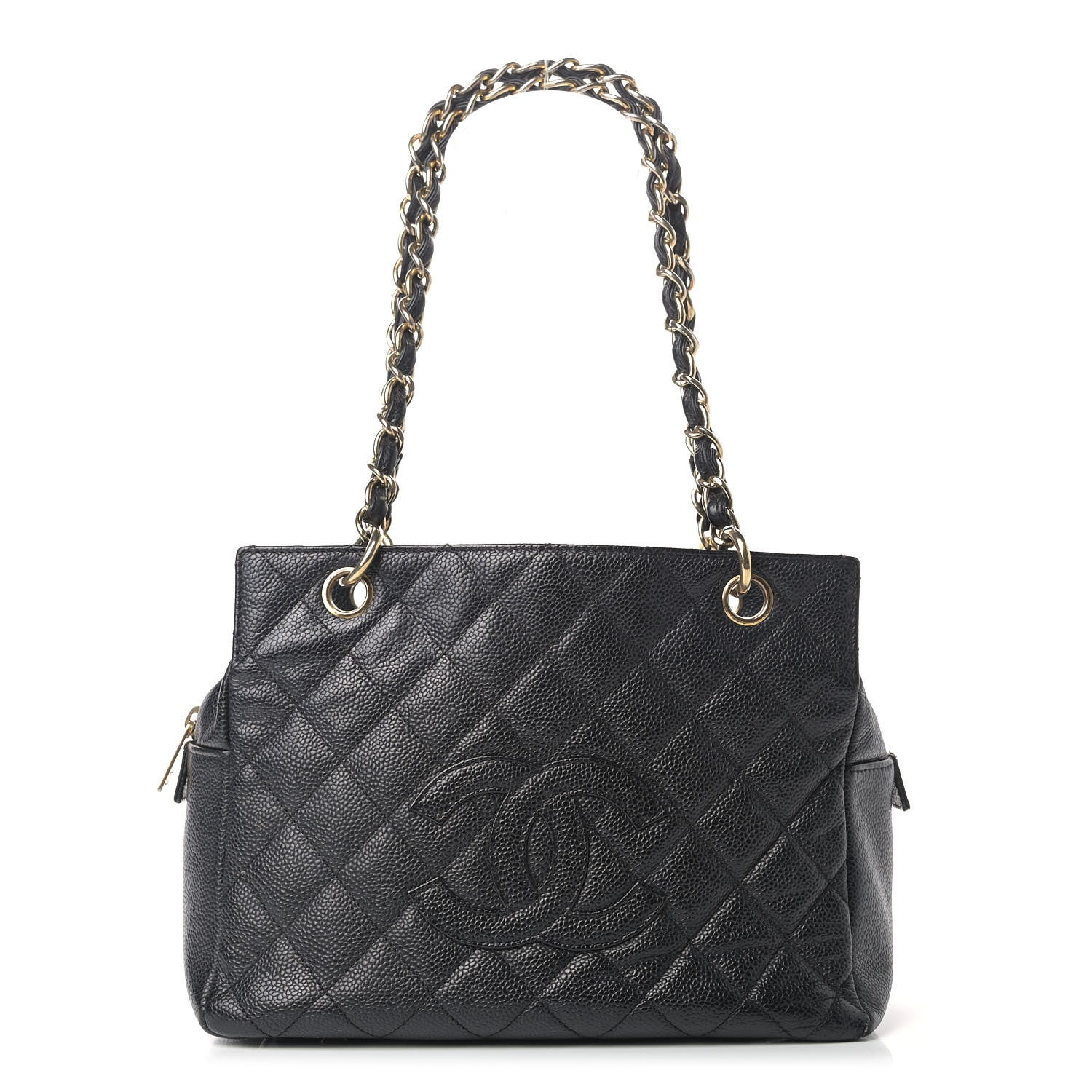 Chanel Caviar Quilted Petit Timeless Tote PTT Black 1 of 13