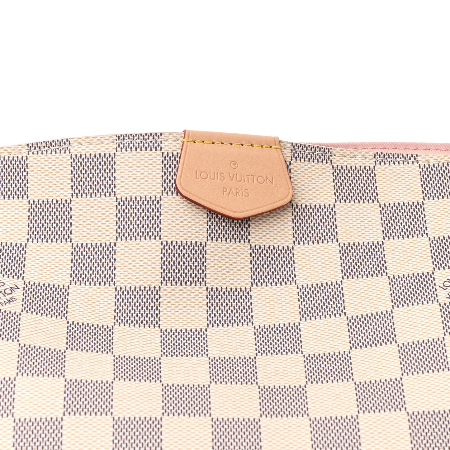 Damier Azur Graceful PM Rose Ballerine