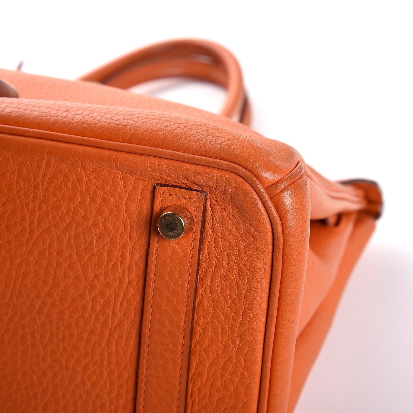 Taurillon Clemence Birkin 30 Orange