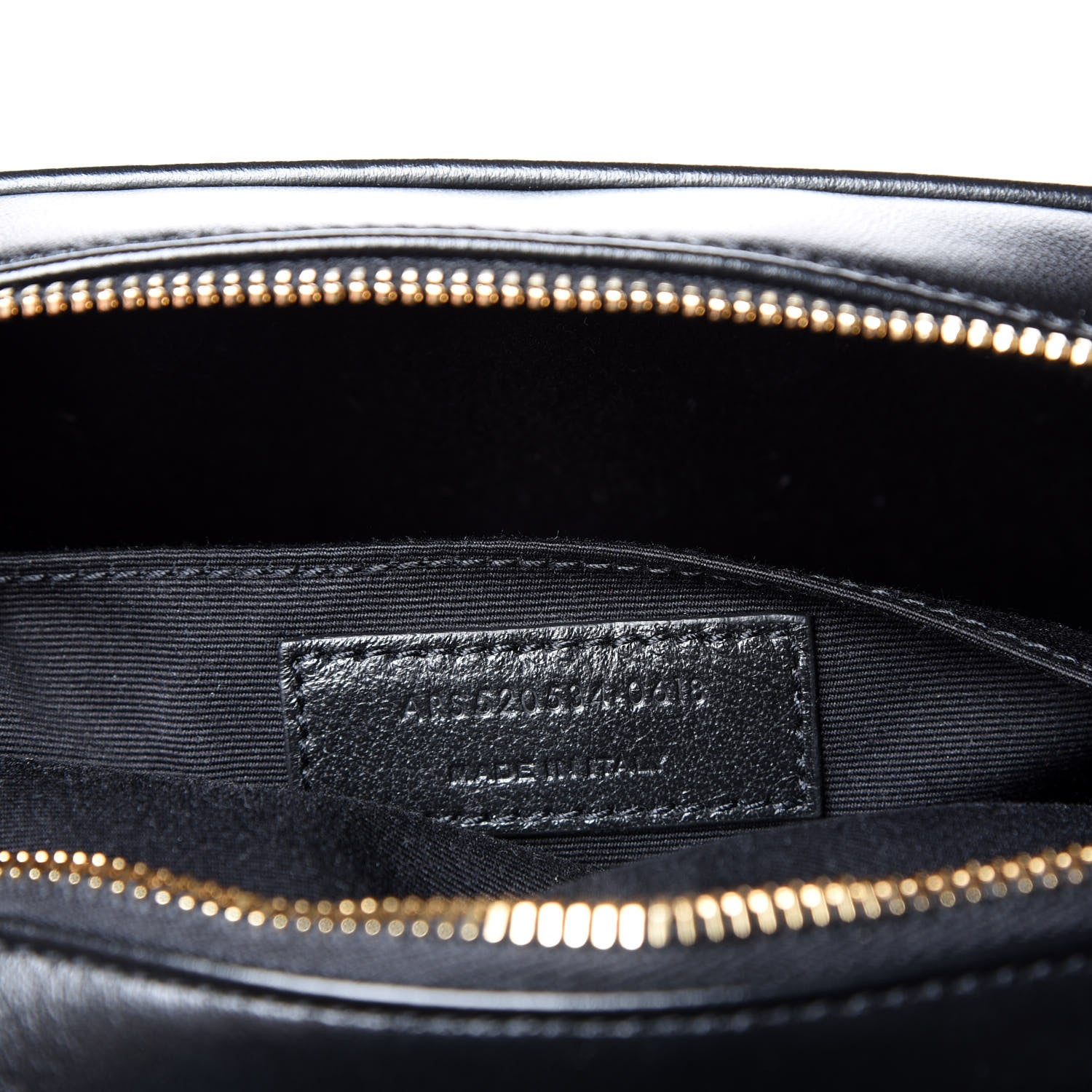 Saint Laurent Calfskin Matelasse Monogram Lou Camera Bag Black 6 of 12