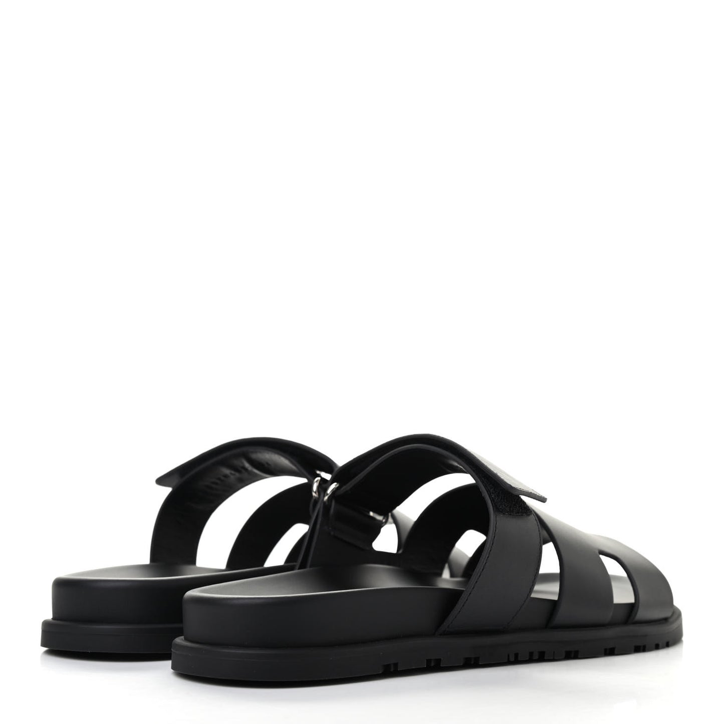 Calfskin Mens Chypre Sandals 43.5 Black