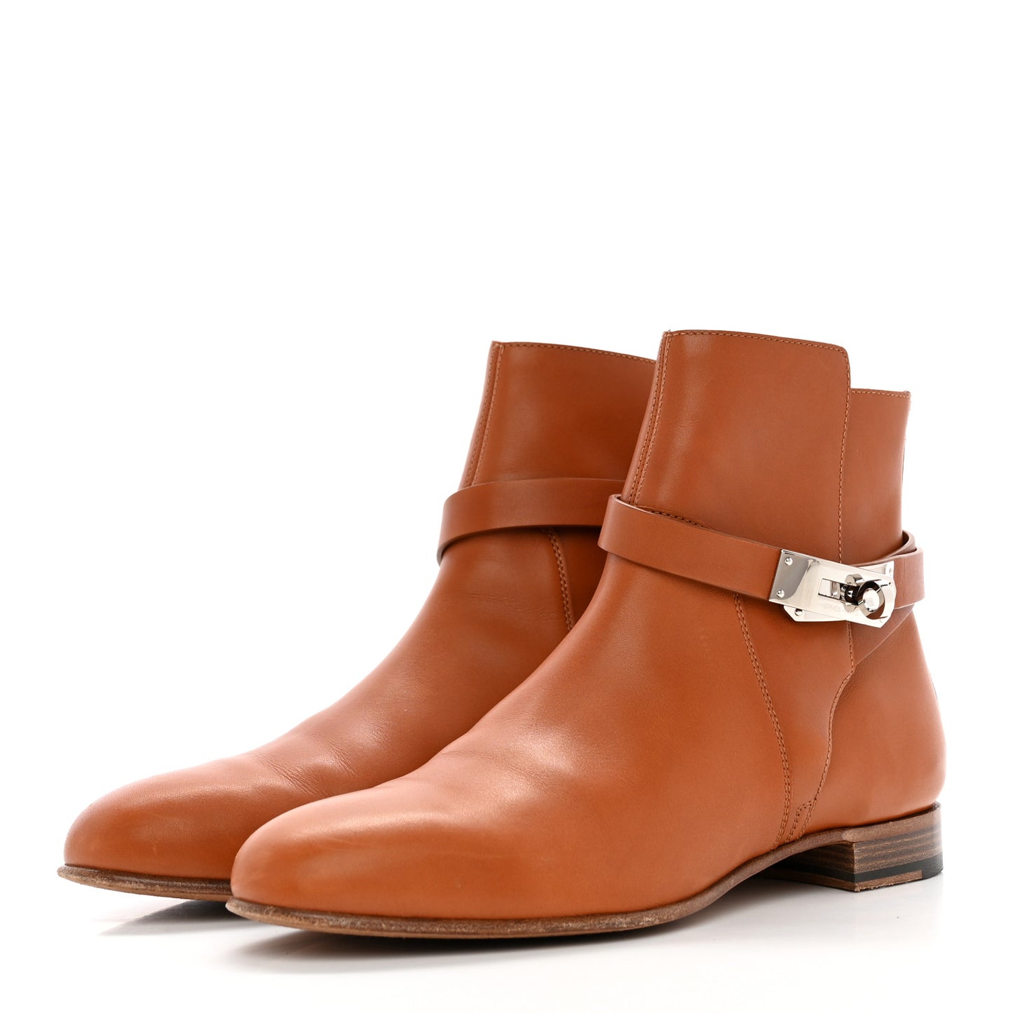 Calfskin Neo Low Boots 38 Natural