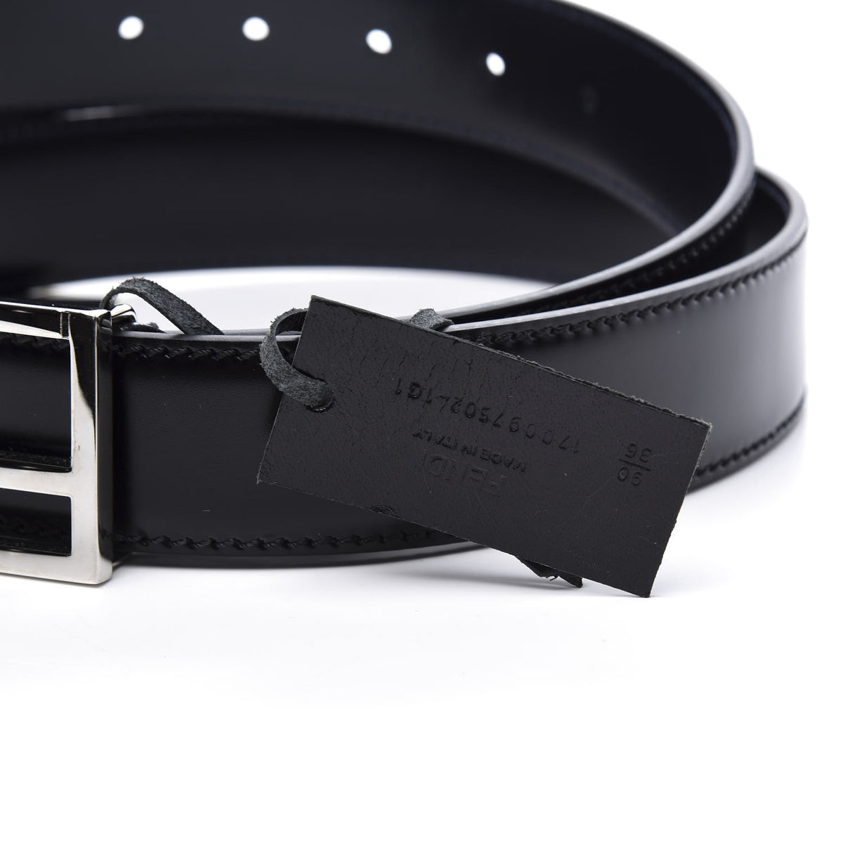 Fendi Calfskin Belt 90 36 Black 6 of 8