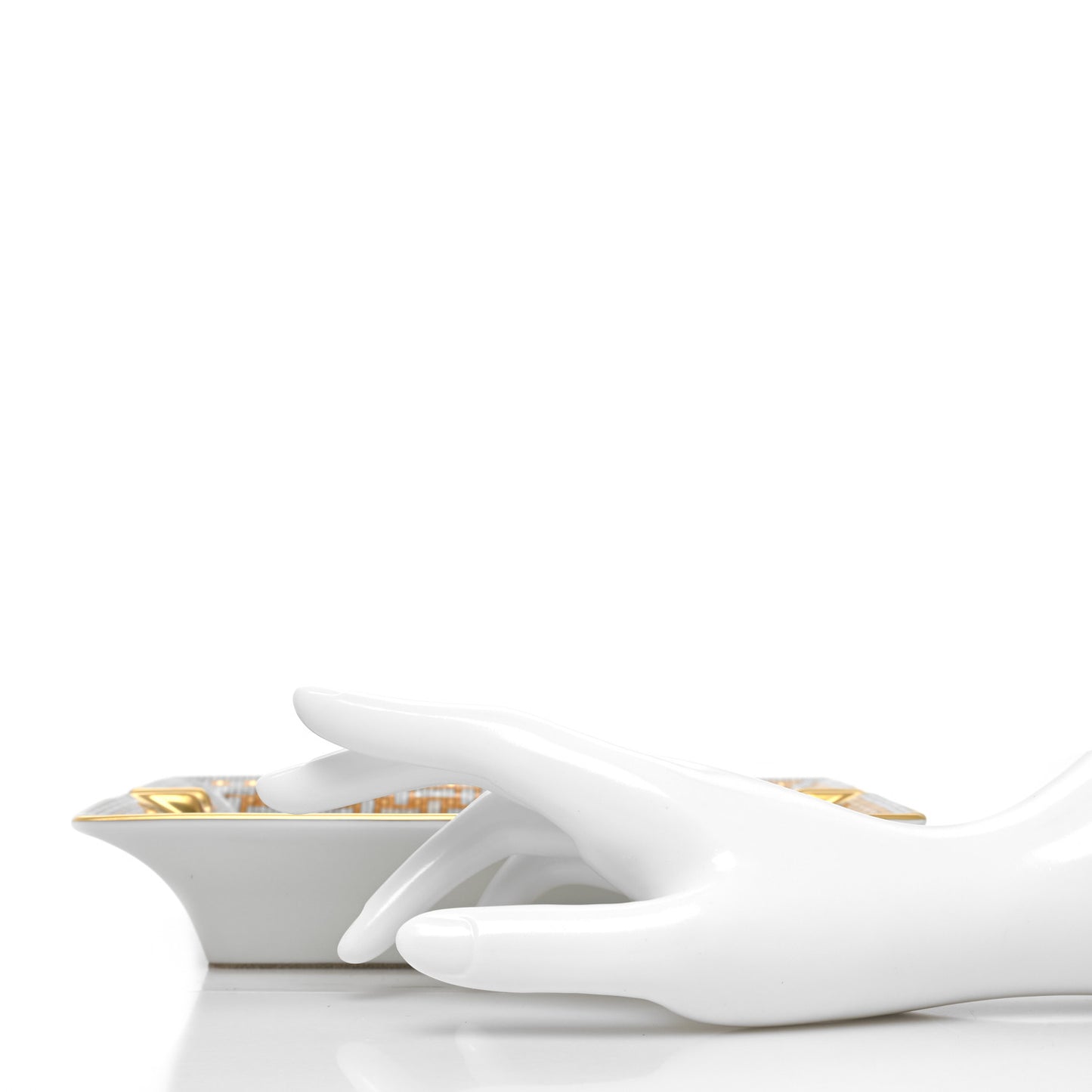 Porcelain Mosaique Au 24 Gold Ashtray