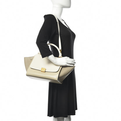 Celine Bullhide Calfskin Small Tri-Color Trapeze 2 of 12