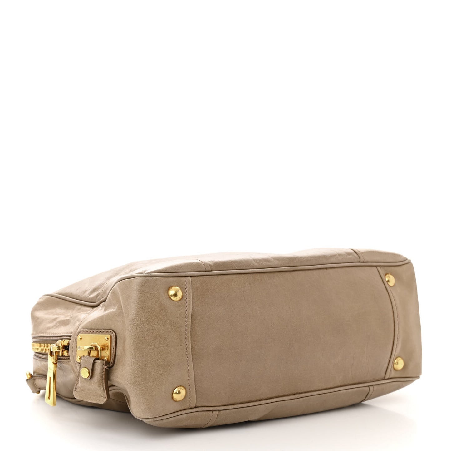 Vitello Shine Bauletto Cammeo