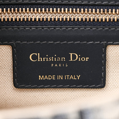 Christian Dior Oblique Saddle Bag Blue 6 of 11