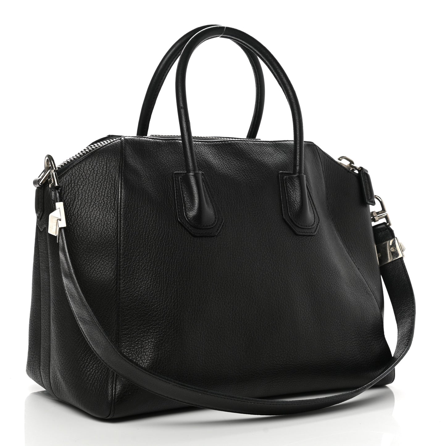 Sugar Goatskin Medium Antigona Black