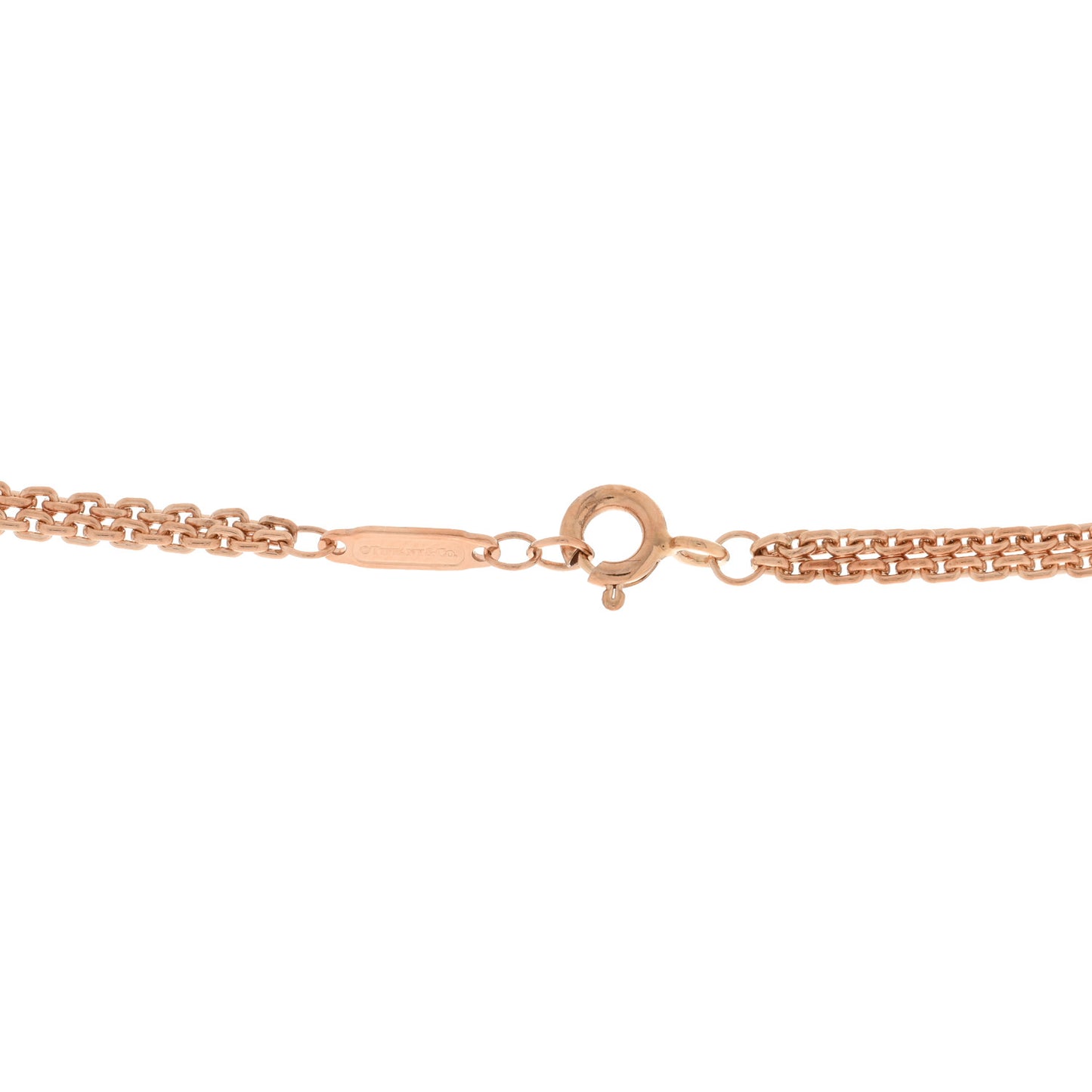 18K Rose Gold HardWear Double Link Pendant Necklace