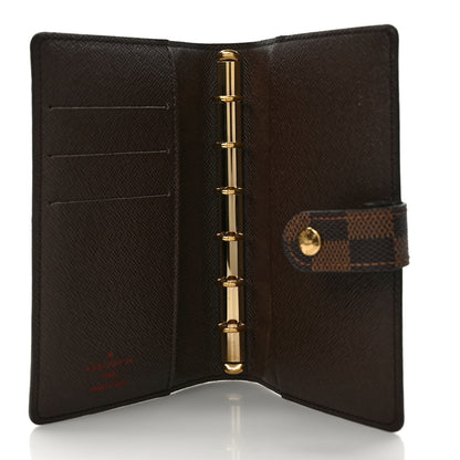 Louis Vuitton Damier Ebene Small Ring Agenda Cover 5 of 6