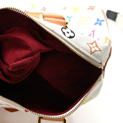 Louis Vuitton Monogram Multicolor Speedy 30 White 7 of 10