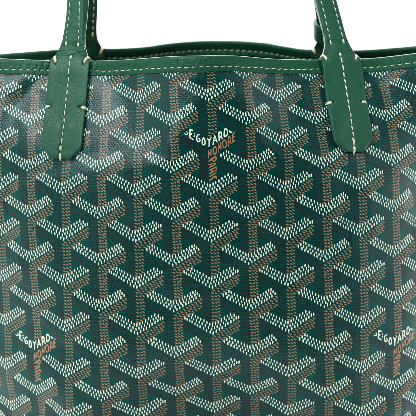 Goyardine Reversible Mini Anjou Green