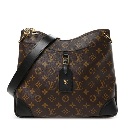 Louis Vuitton Monogram Odeon MM Black 1 of 12
