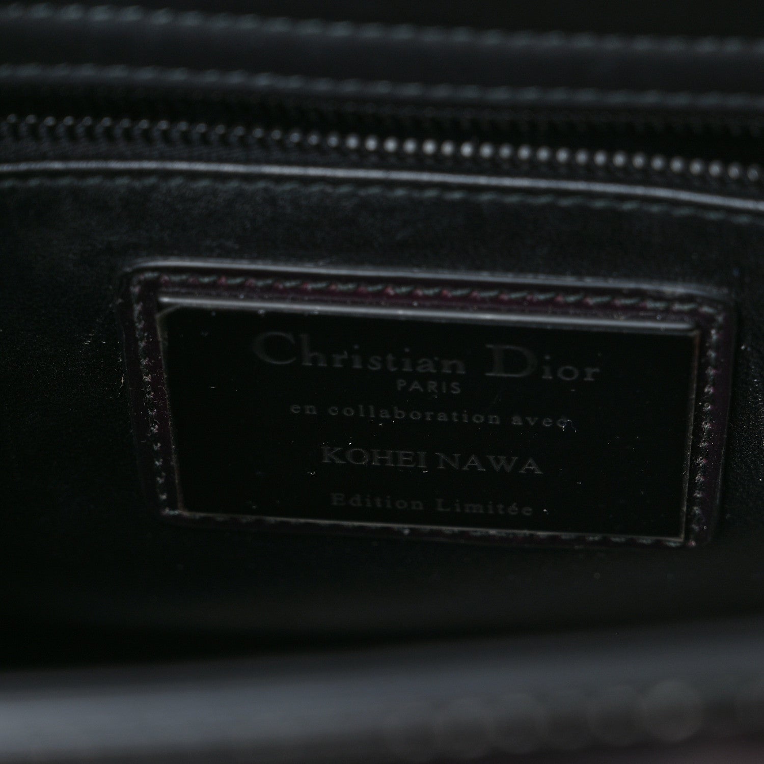 Christian Dior Ultra Matte Calfskin PVC Medium Kohei Nawa Lady Art
