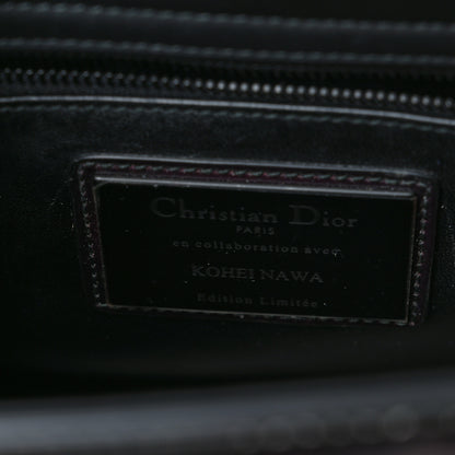 Christian Dior Ultra Matte Calfskin PVC Medium Kohei Nawa Lady Art Red 6 of 10