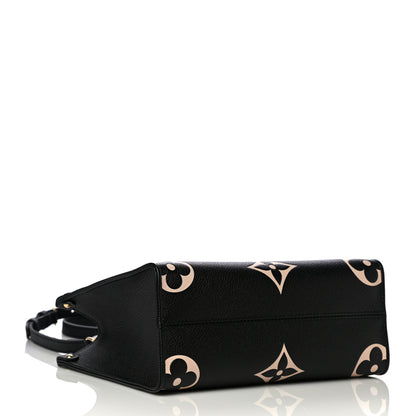 Louis Vuitton Empreinte Monogram Giant Onthego PM Black Beige 4 of 10