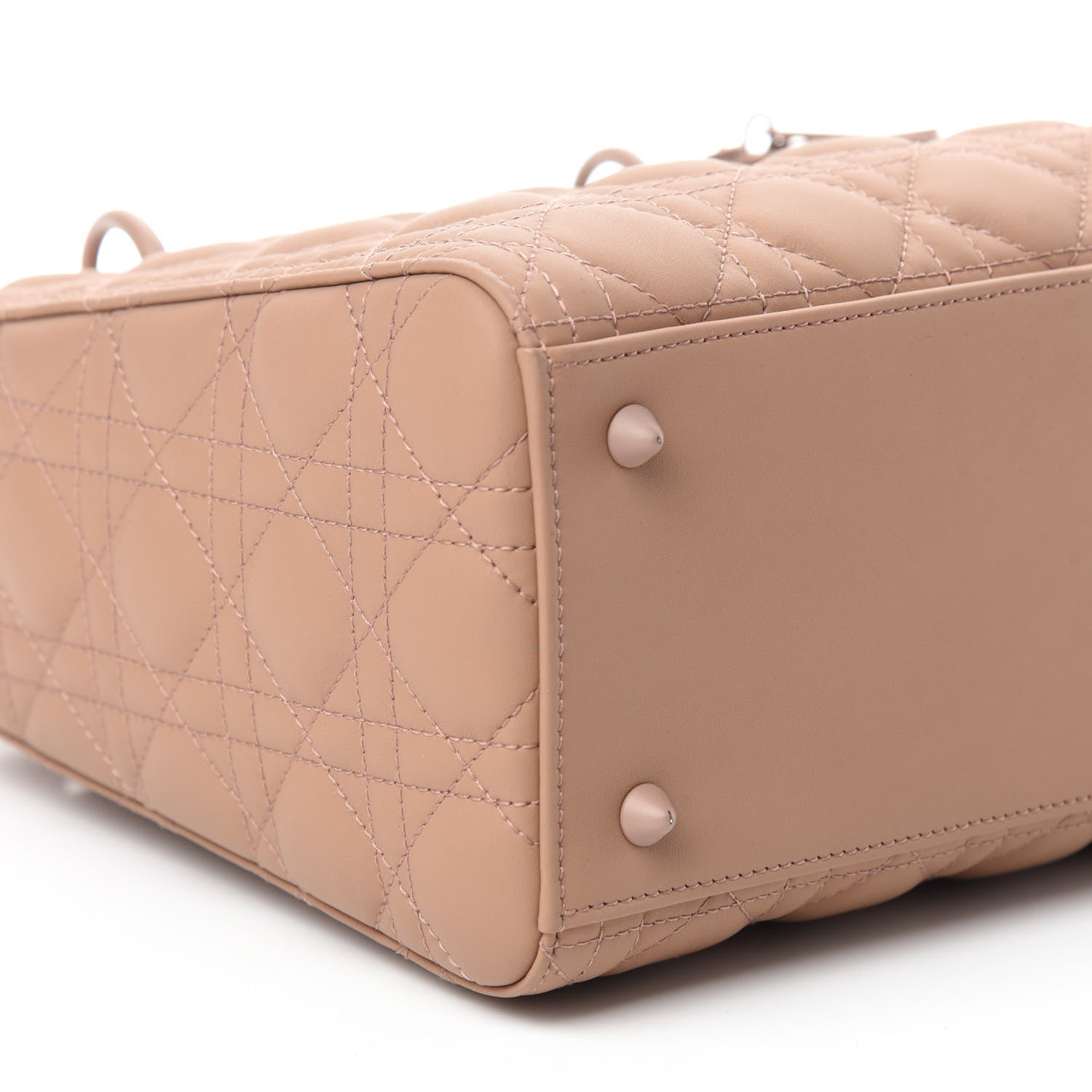 Christian Dior Ultra Matte Calfskin Cannage Medium Lady Dior Beige 6 of 10